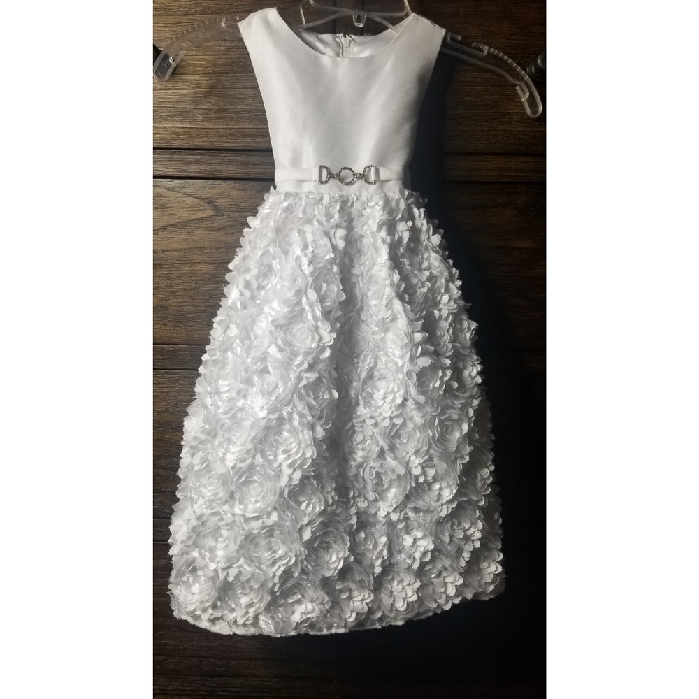 White Flower girl dress